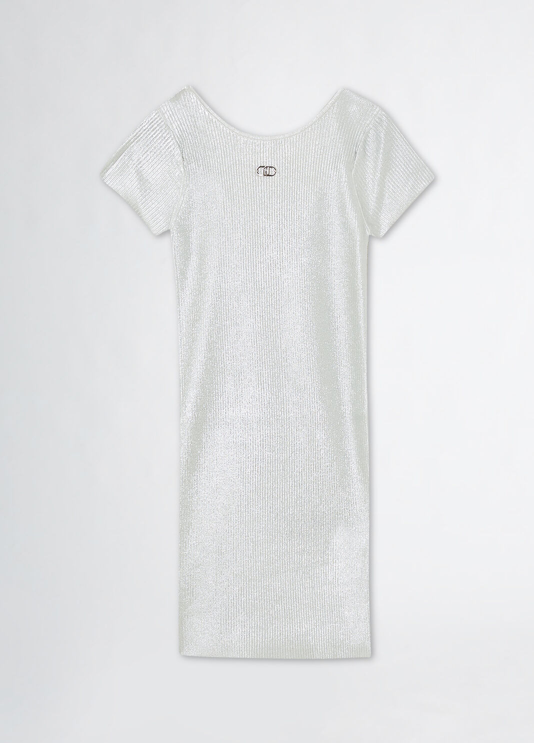 Lurex&reg; knit dress silver Liu Jo - large image number 2