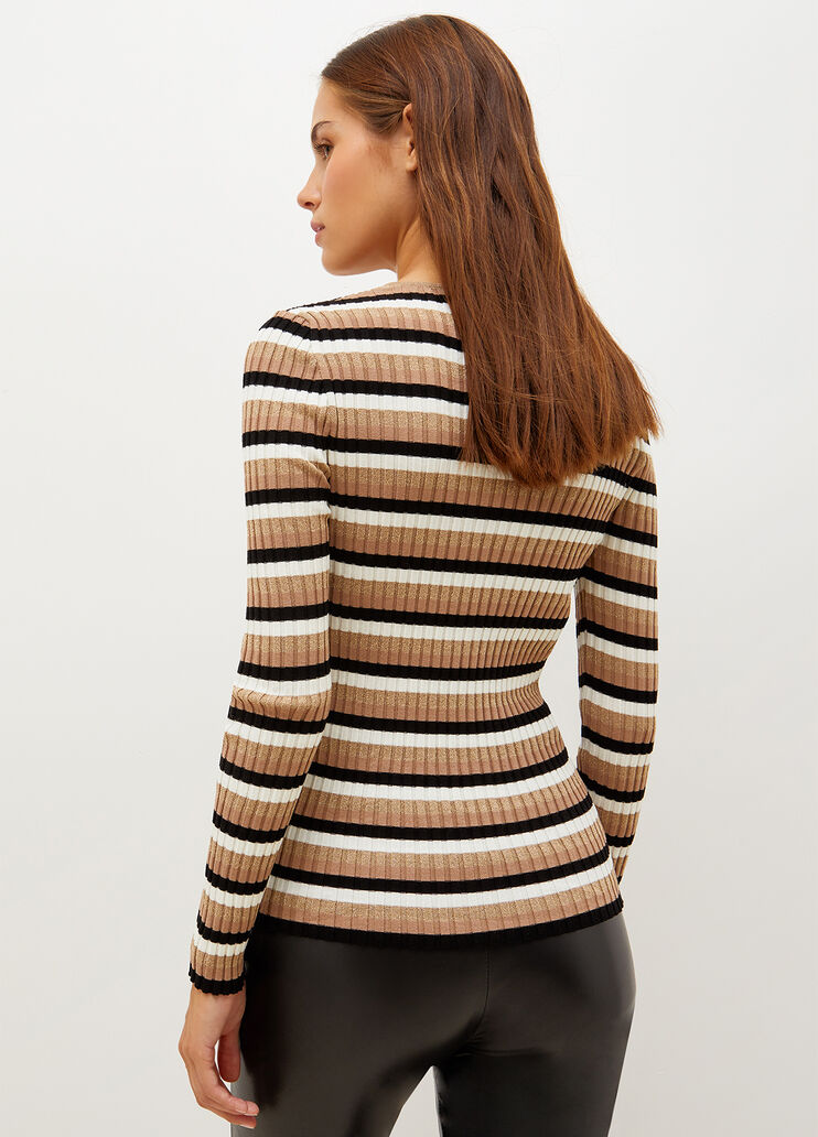 Jumper with cut-outs stripes Liu Jo - large image number 1