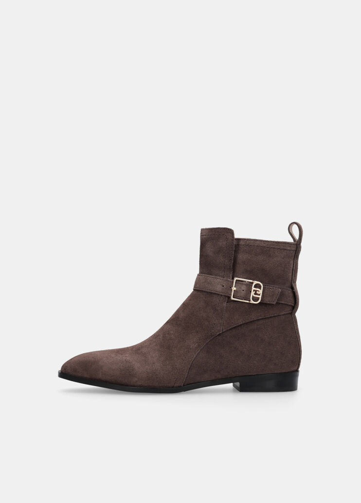 Suede ankle boots ebony Liu Jo - large image number 4 Suede ankle boots ebony Liu Jo - large image number 4