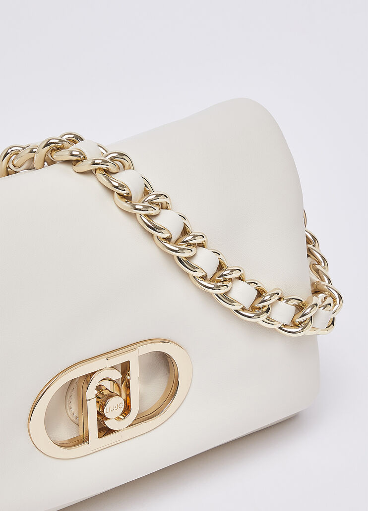 Medium LaPuffy bag cream Liu Jo - medium