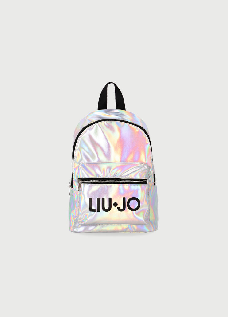 Iridescent backpack Silver Liu Jo - large image number 0