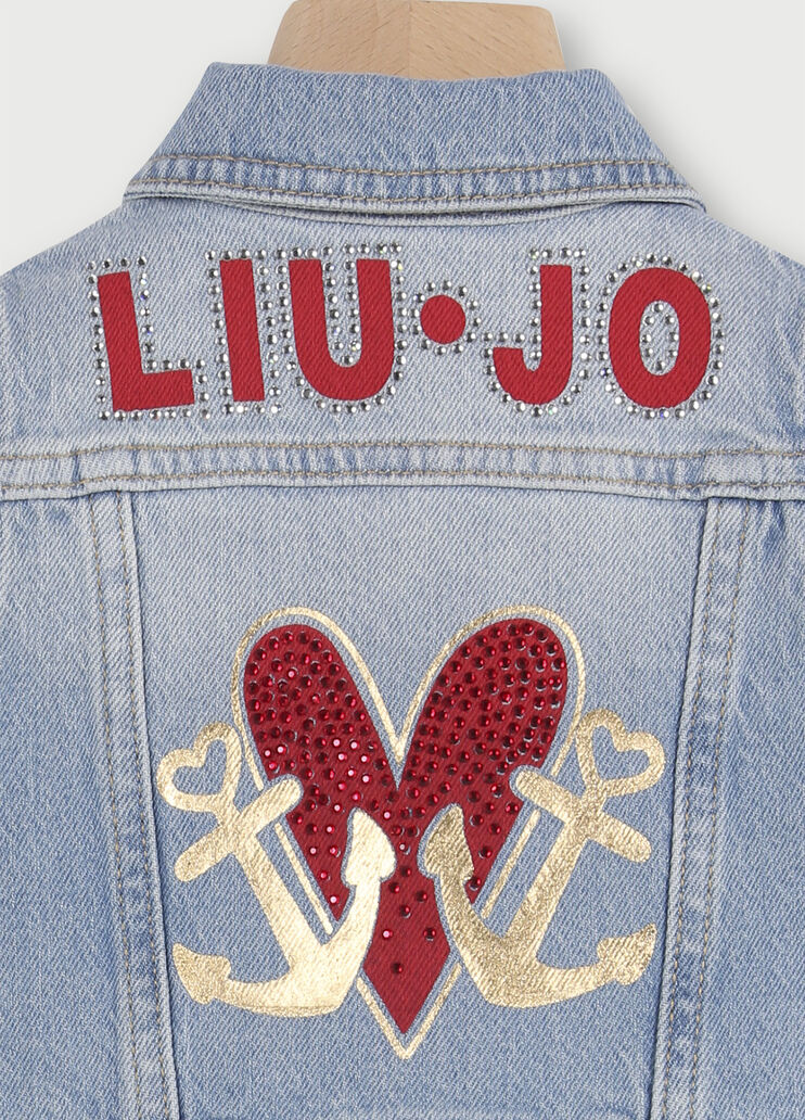 Gilet di jeans  Denim blu Liu Jo - large image number 2