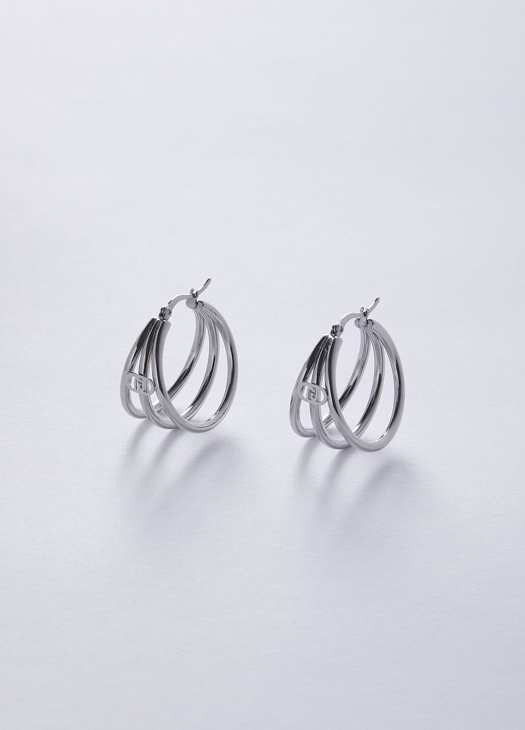 Multistrand Hoop Earrings silver colour Liu Jo - large image number 1