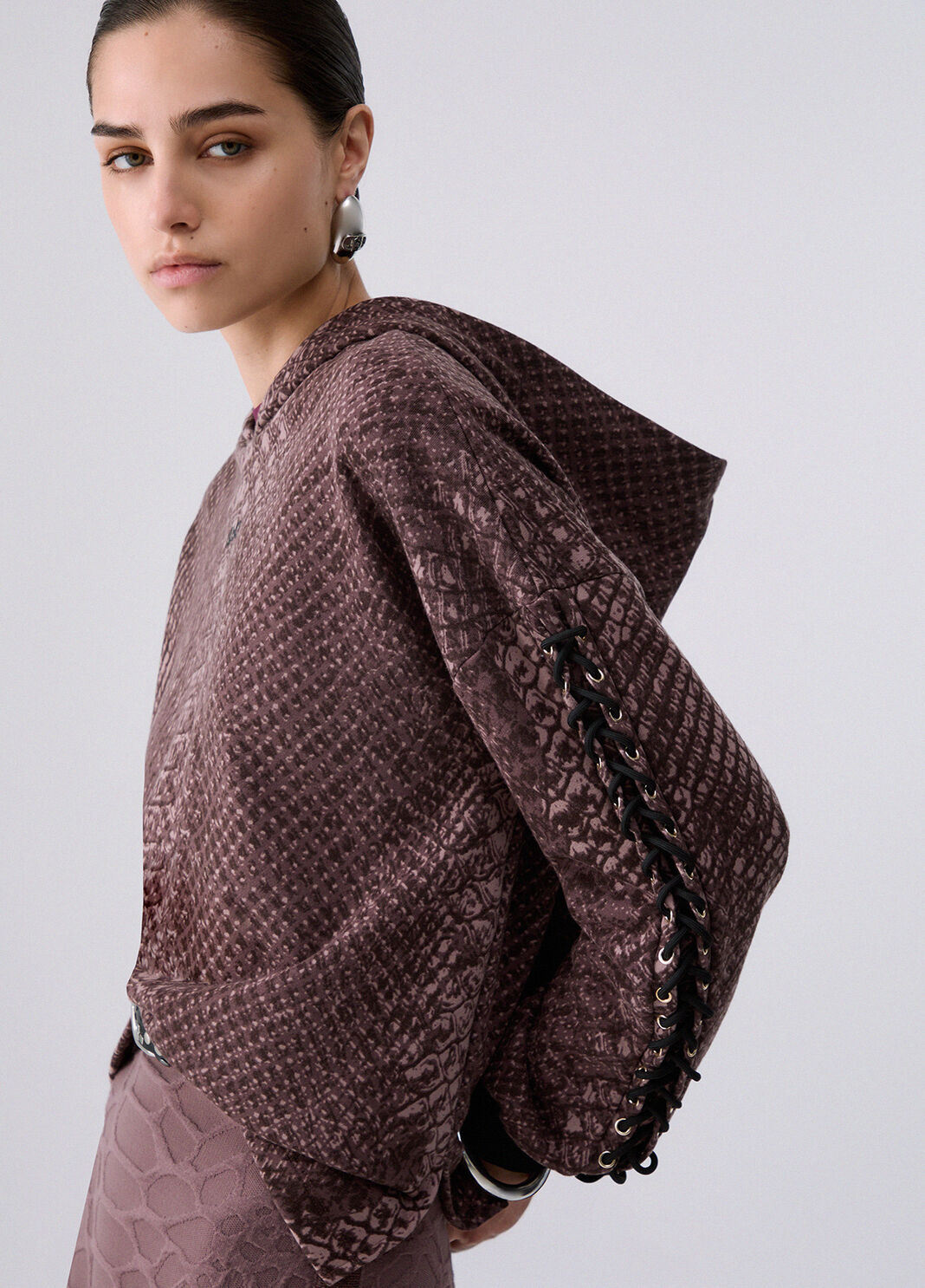 Sweatshirt with animal print brown Liu Jo - large image number 4