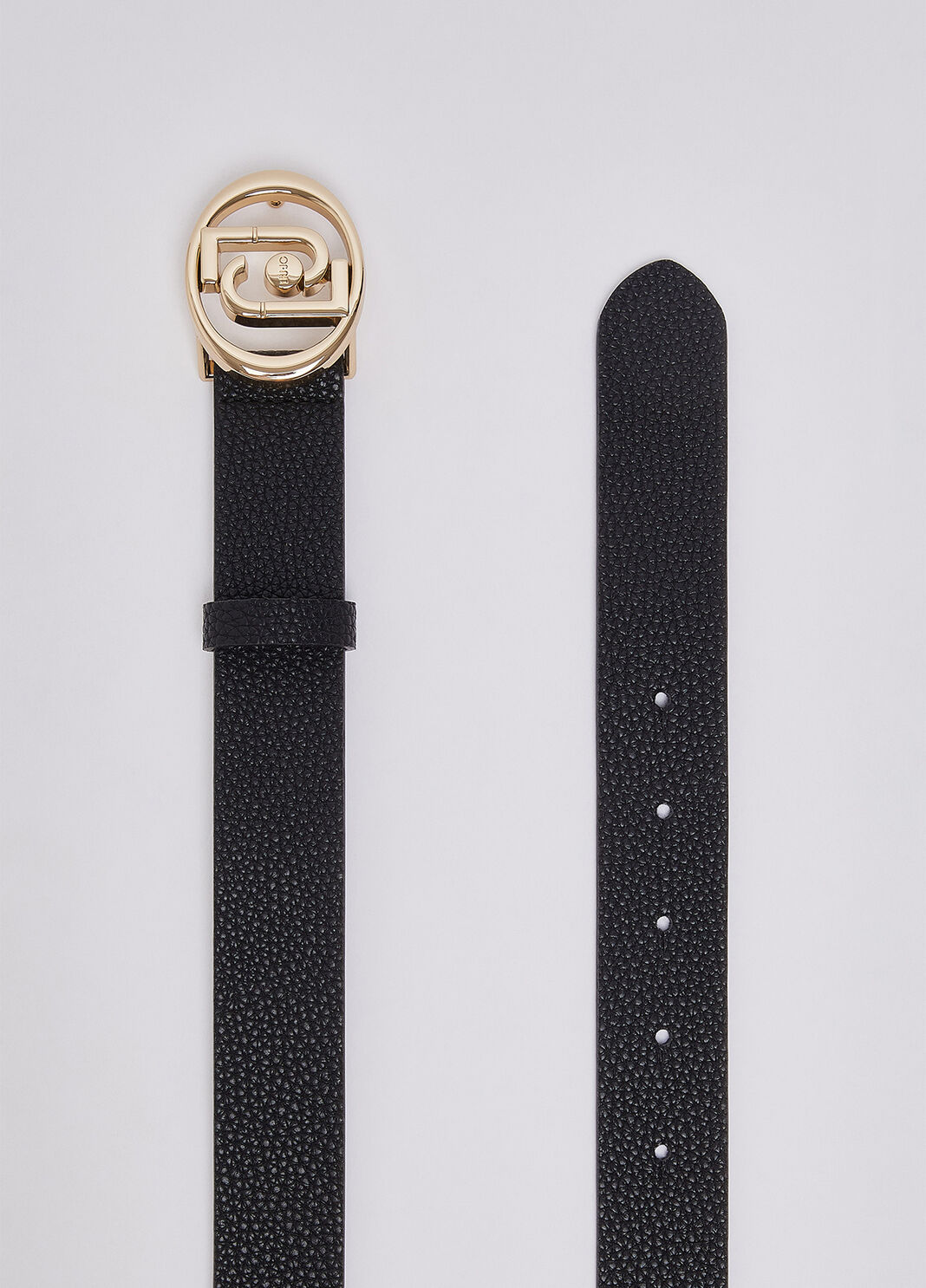 Belt with logo round black/gold Liu Jo - large image number 4