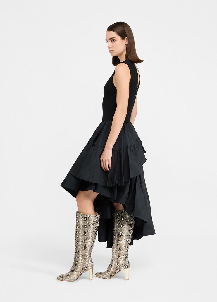 Taffetkleid Schwarz Liu Jo - large image number 3