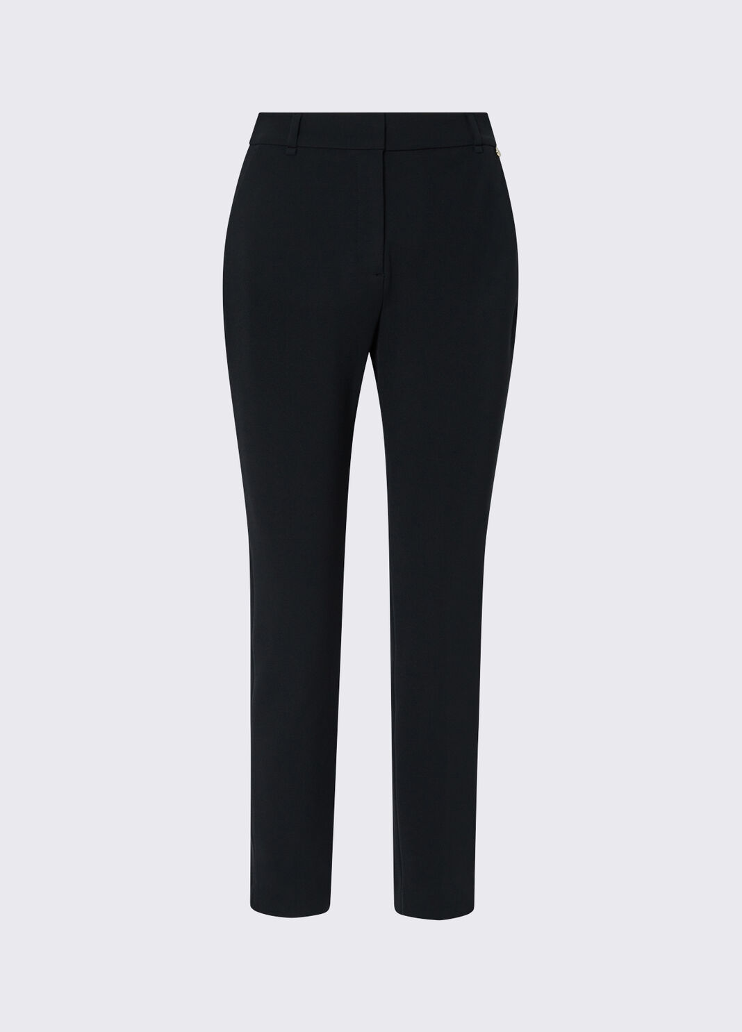 Trousers cigarette in ottoman black Liu Jo - large image number 6
