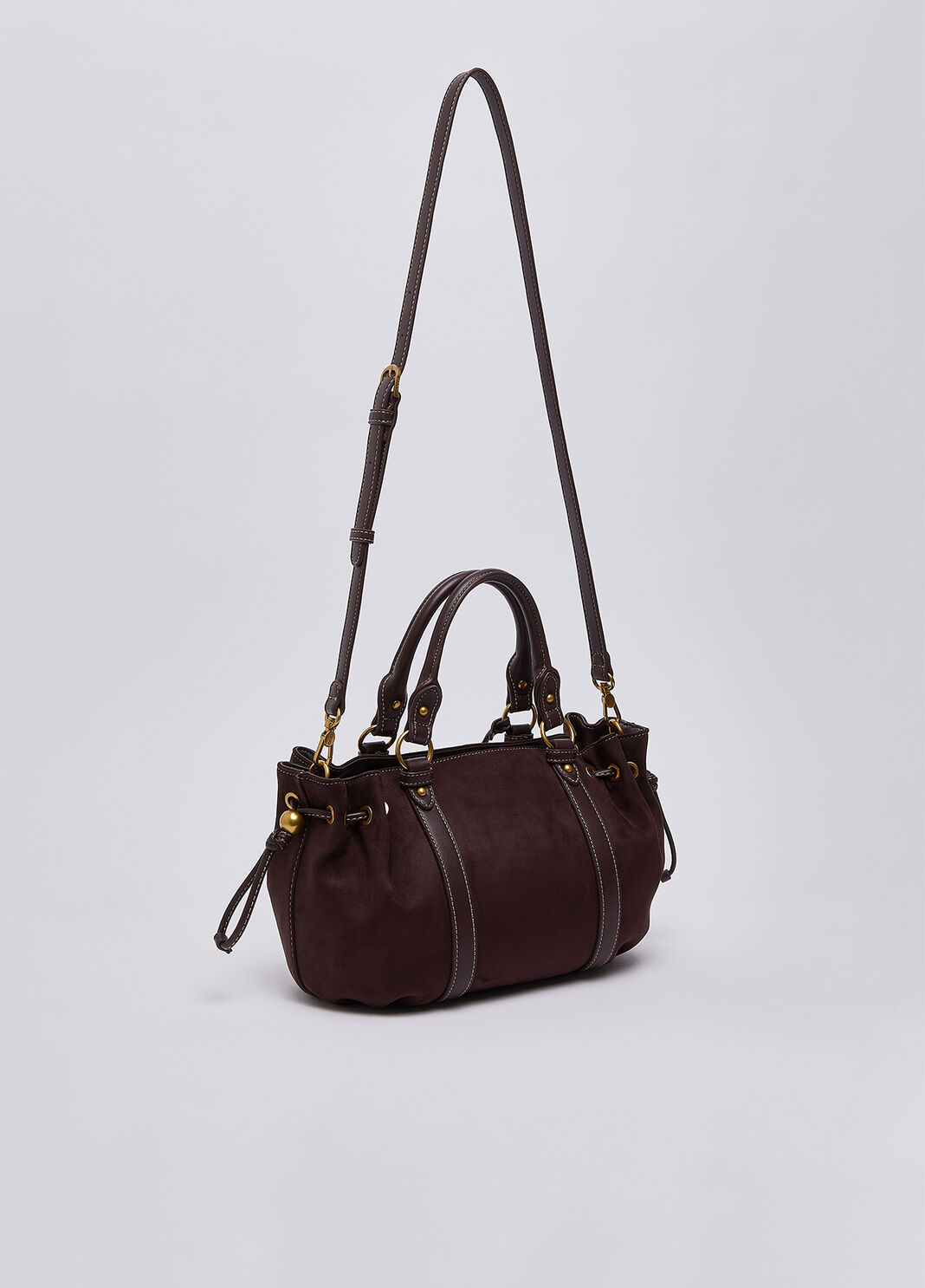 Sac petit format avec cordon de serrage aubergine Liu Jo - large image number 3