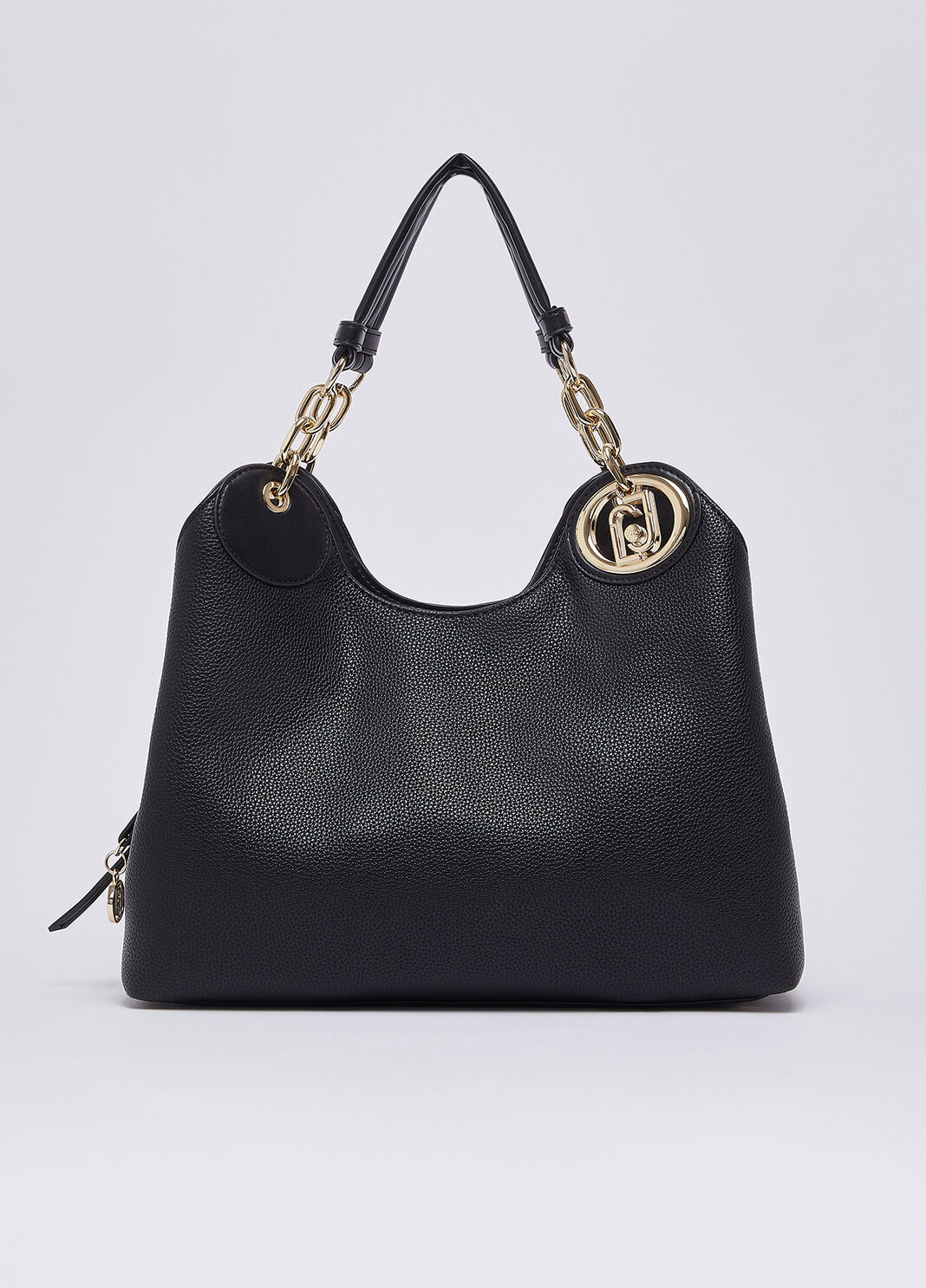 Medium satchel bag black/gold Liu Jo - large image number 1