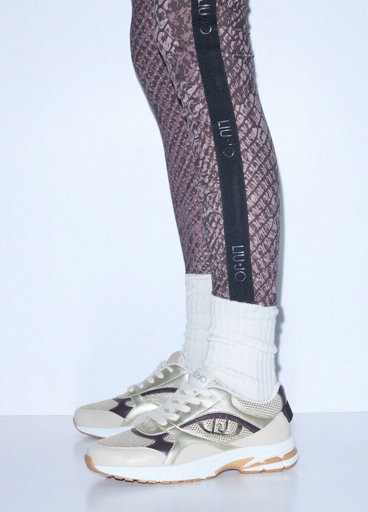 Metallic Mesh Sneakers rope Liu Jo - medium