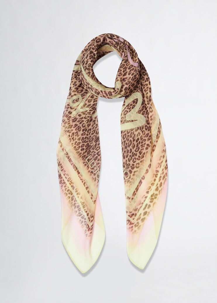 Animal-print foulard light yellow Liu Jo - medium Animal-print foulard light yellow Liu Jo - medium