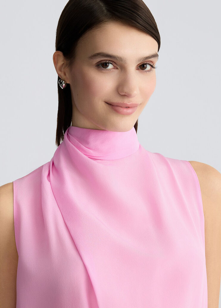 Silk Top pink Liu Jo - large image number 2 Silk Top pink Liu Jo - large image number 2