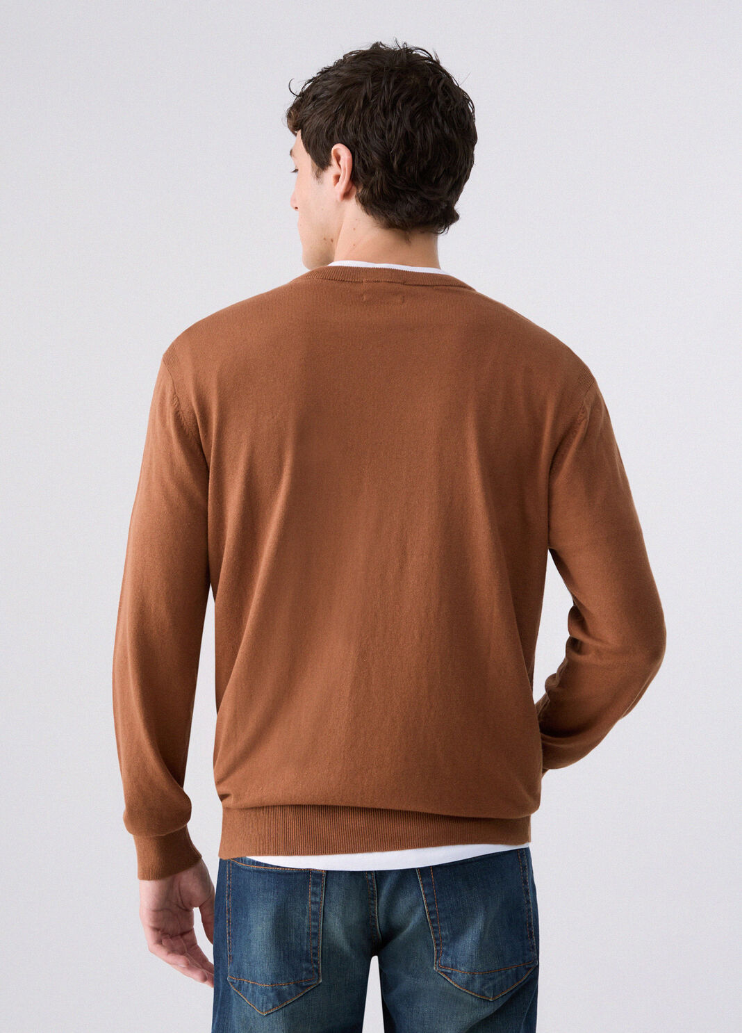 Cotton and Silk Sweater brown Liu Jo - large image number 1