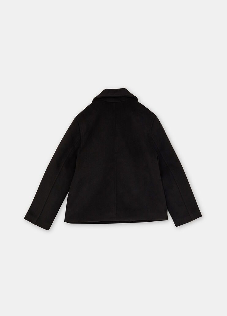 Double-breasted coat black Liu Jo - large image number 3