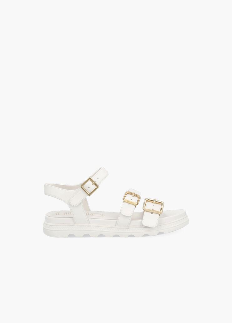Sandalias blancas con hebillas leche Liu Jo - large image number 0 Sandalias blancas con hebillas leche Liu Jo - large image number 0