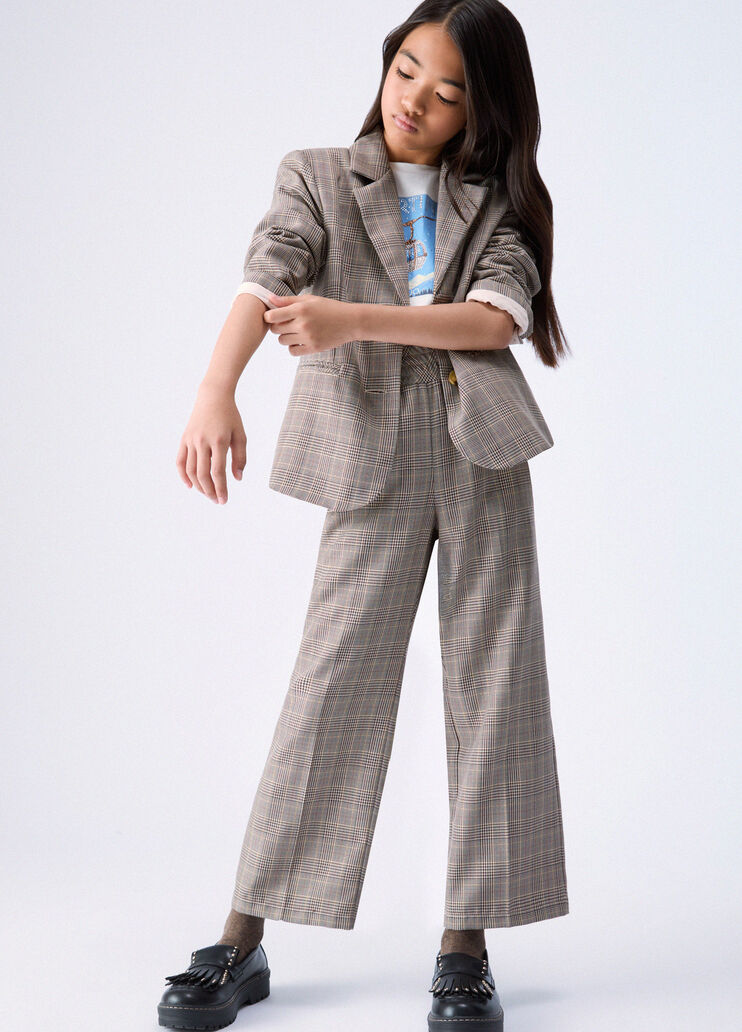 Straight trousers in Prince of Wales check check Liu Jo - medium