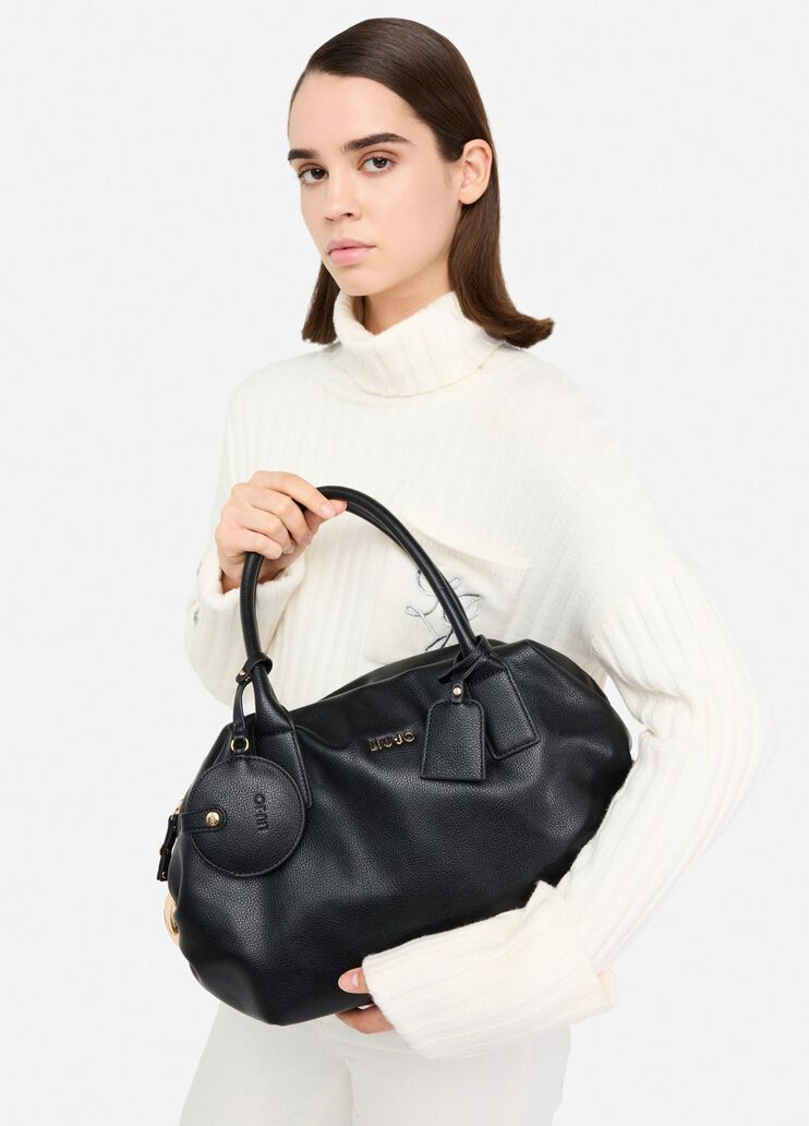 Large bag with charms black Liu Jo - medium Large bag with charms black Liu Jo - medium
