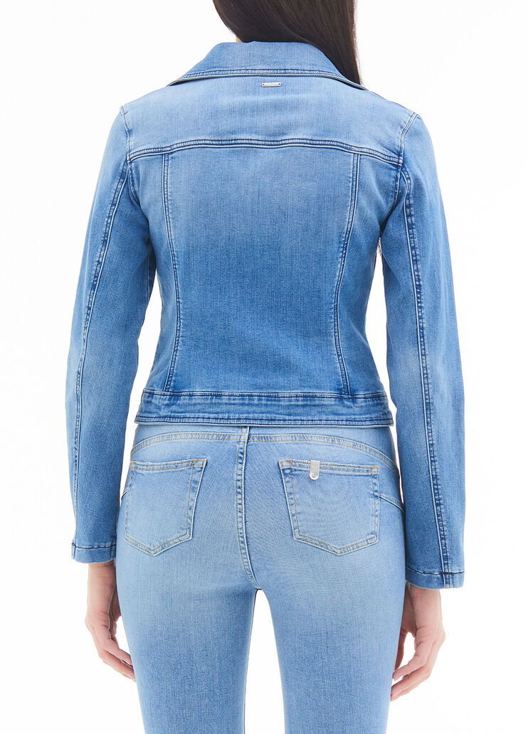 Slim fit denim jacket blue denim Liu Jo - large image number 1 Slim fit denim jacket blue denim Liu Jo - large image number 1