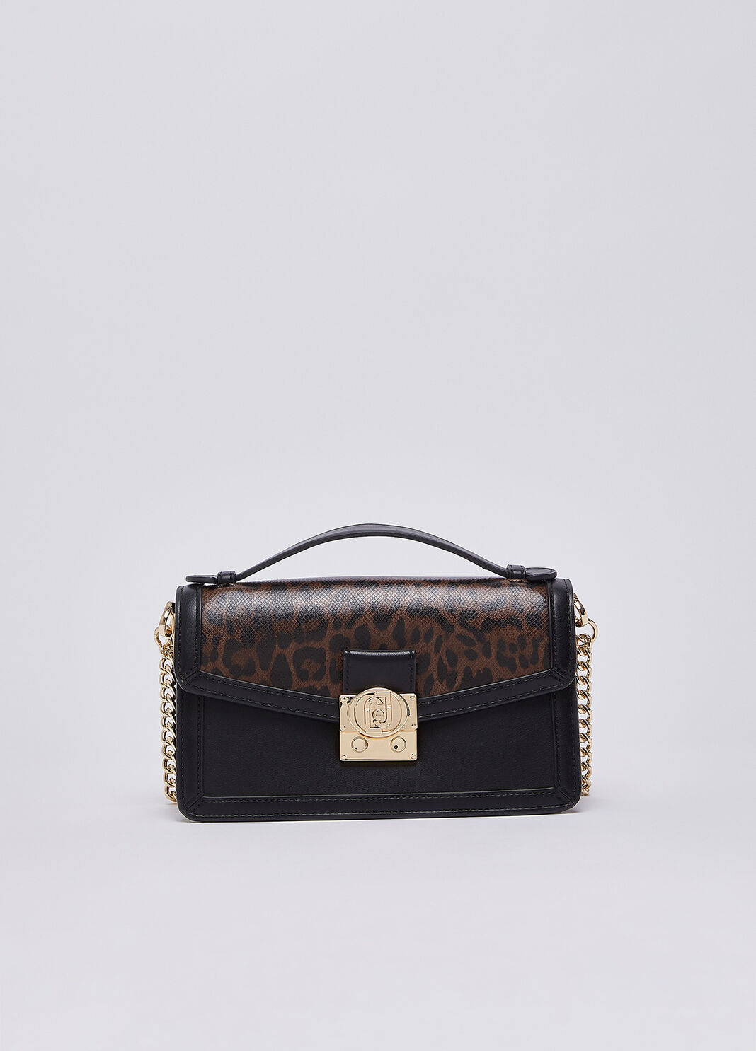 Kleine Umh&auml;ngetasche mit Animal-Print Schwarz Animal-Print Liu Jo - large image number 1