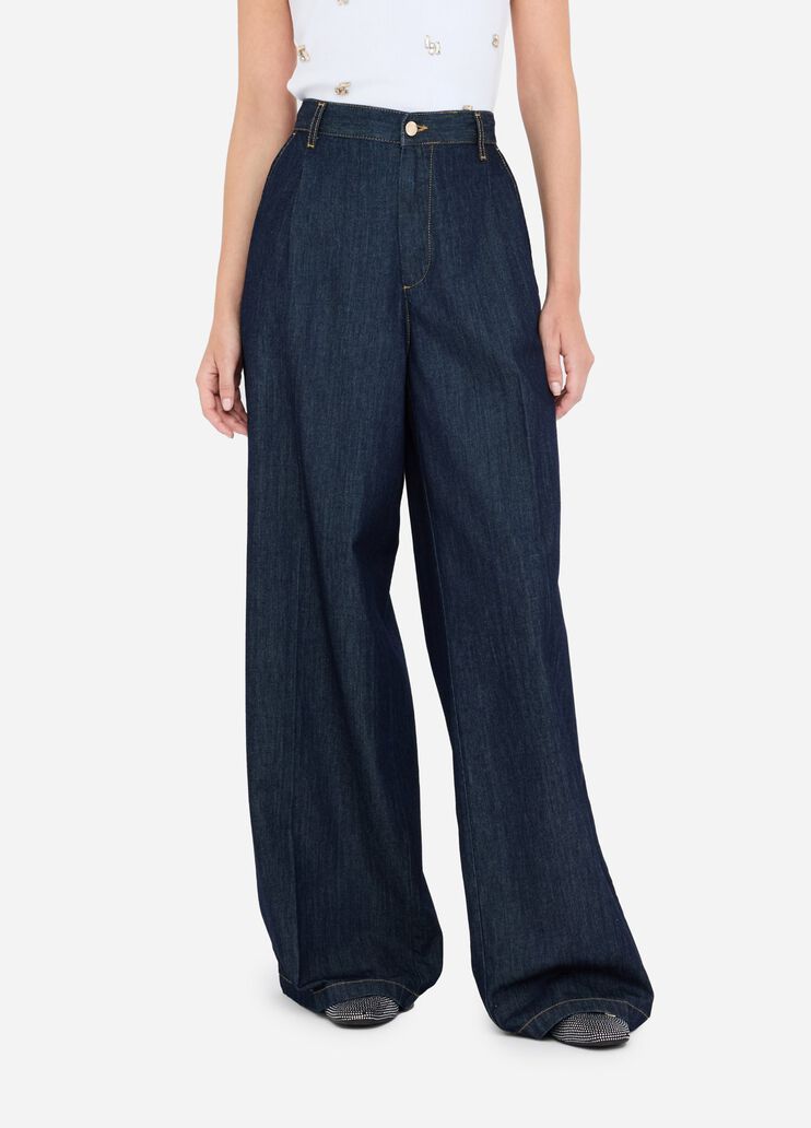 Flared chino-style jeans classic wash Liu Jo - medium Flared chino-style jeans classic wash Liu Jo - medium