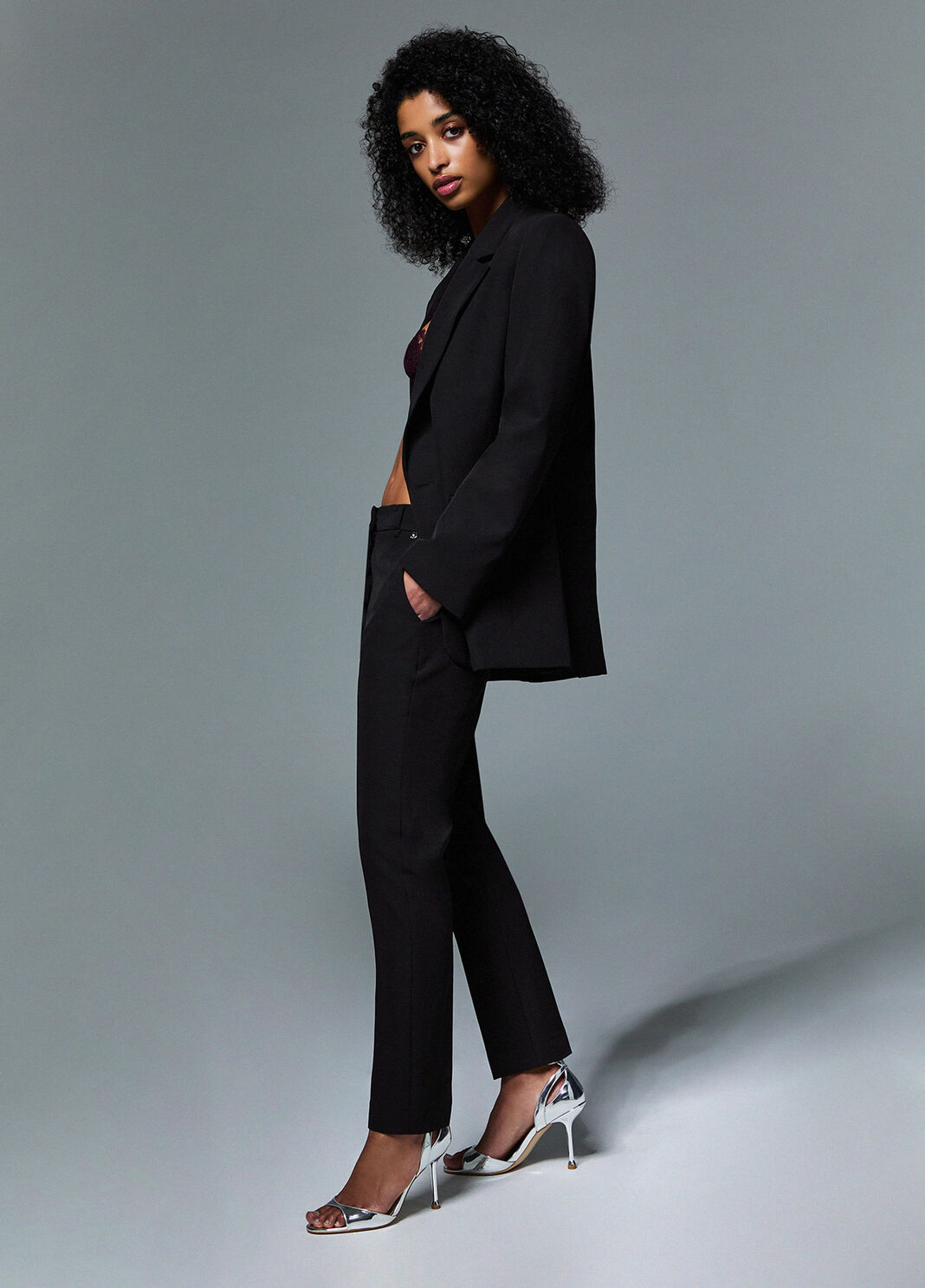 Zigarettenhose Schwarz Liu Jo - large image number 3