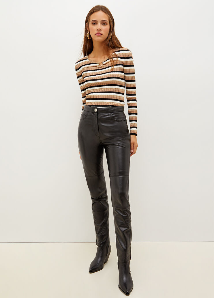 Jumper with cut-outs stripes Liu Jo - large image number 3