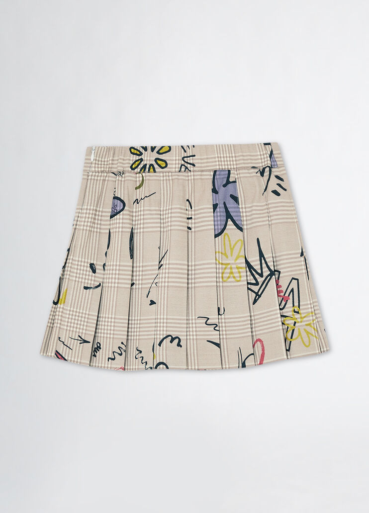 Glen plaid skirt with print Glen Plaid with print Liu Jo - medium