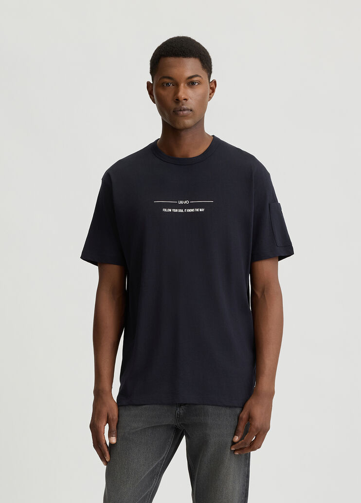 Regular fit T-shirt blue Liu Jo - medium
