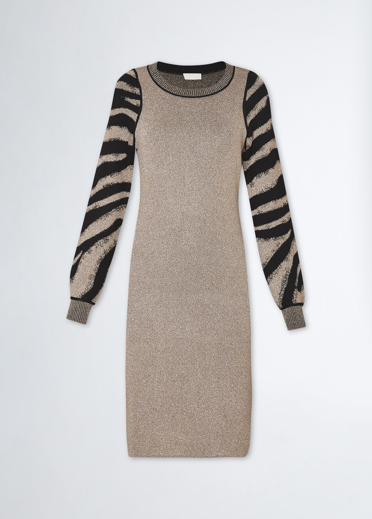 Animal design knit dress colour black Liu Jo