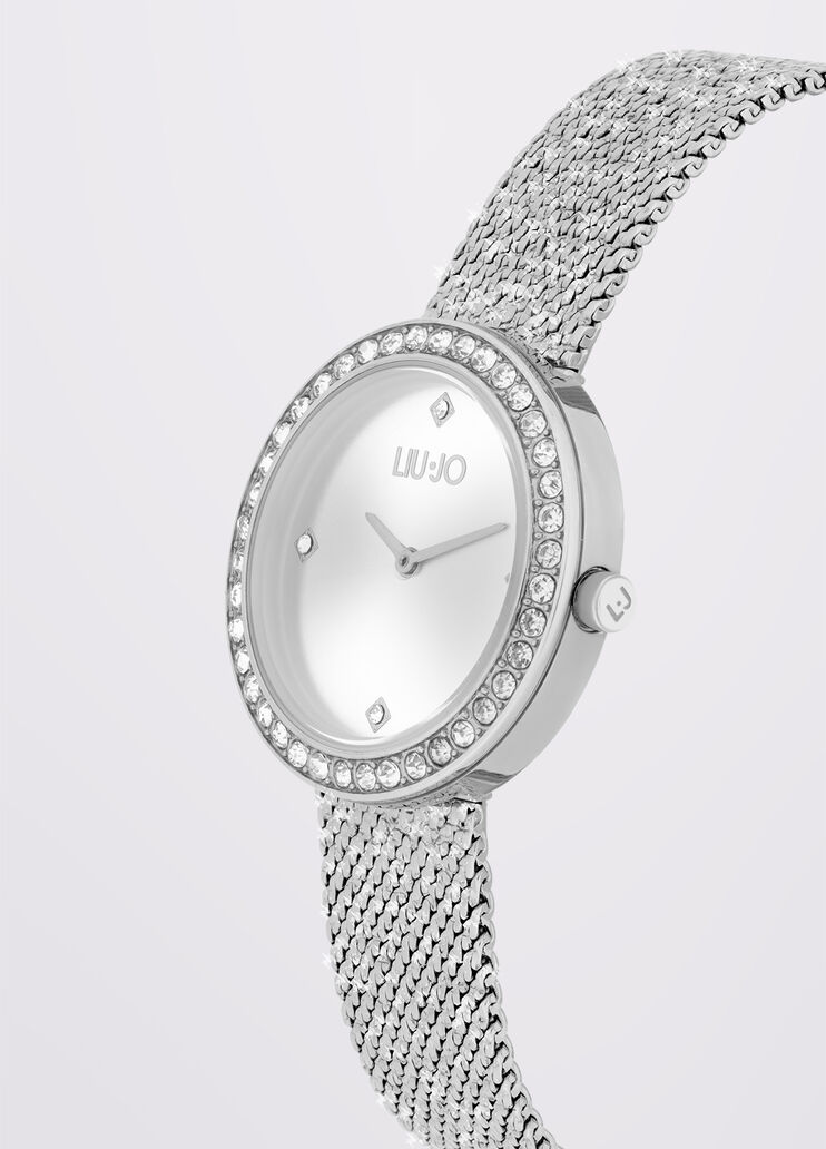 Steel watch with diamantés silver Liu Jo - large image number 3 Steel watch with diamantés silver Liu Jo - large image number 3