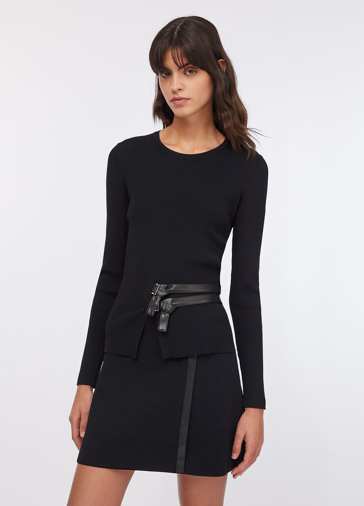 Jumper with buckles black Liu Jo - large image number 0