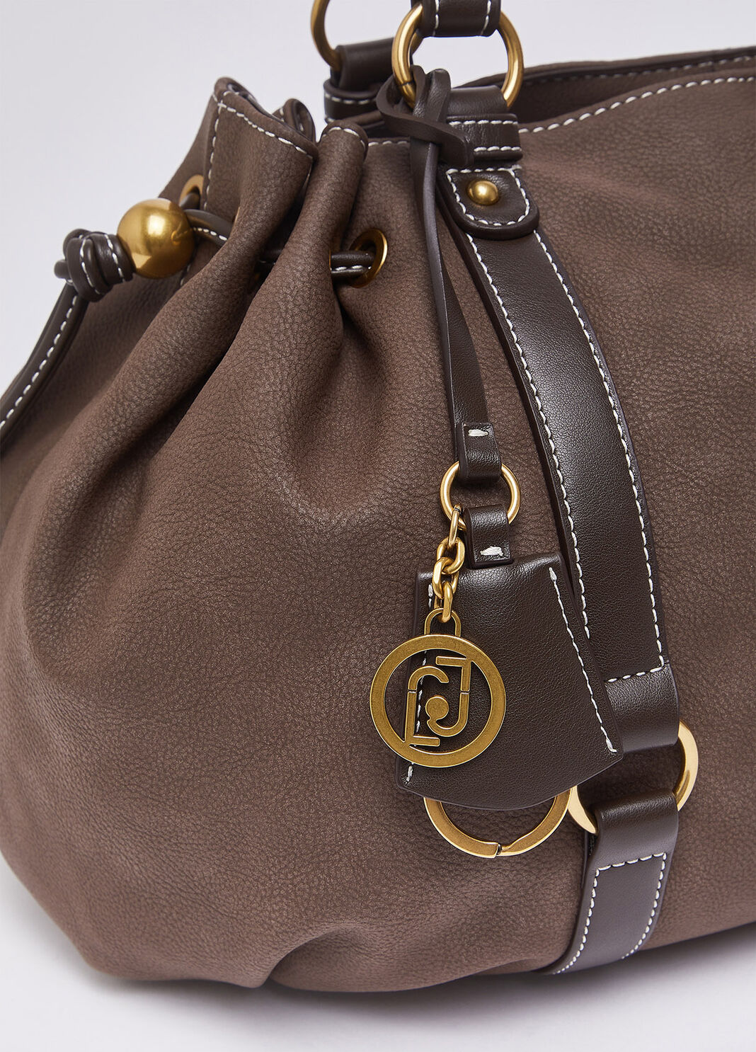 Large shoulder bag mocha Liu Jo - large image number 4
