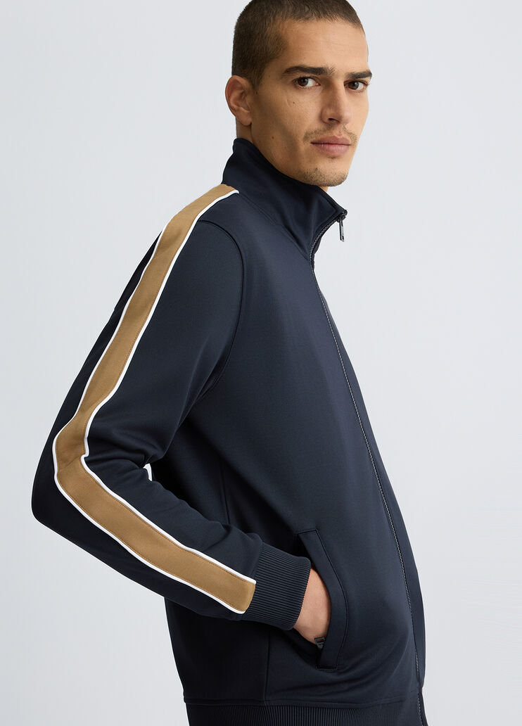 Sweatshirt with zip dark blue Liu Jo - medium Sweatshirt with zip dark blue Liu Jo - medium