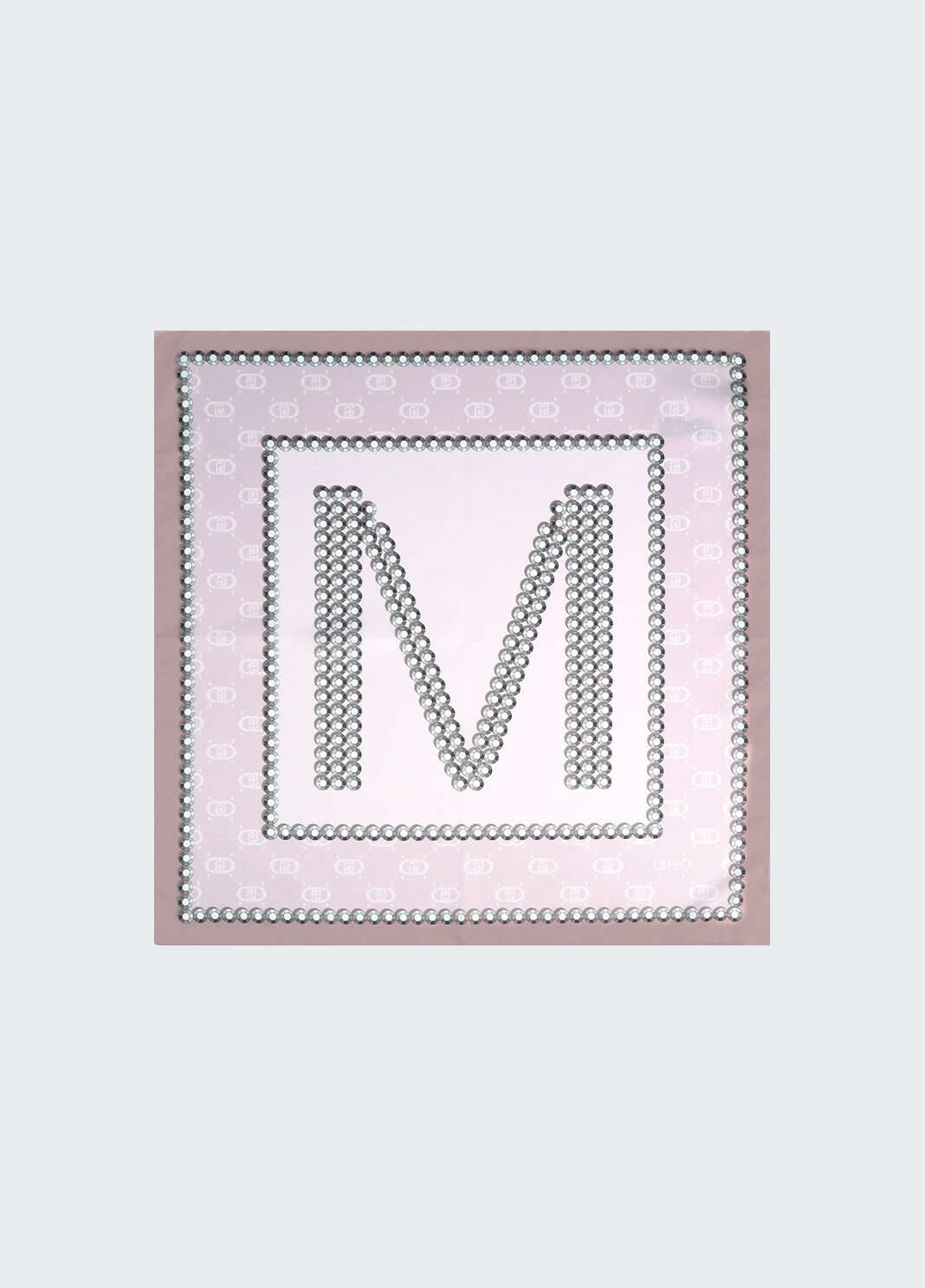 Scarf with M-letter motif beige Liu Jo - large image number 1