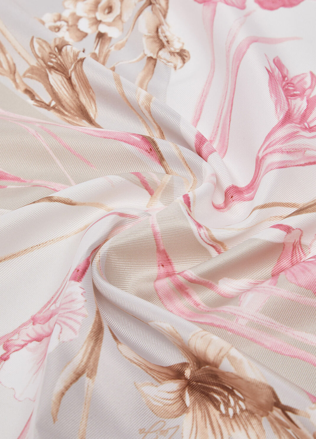 Small floral scarf brown Liu Jo - large image number 3