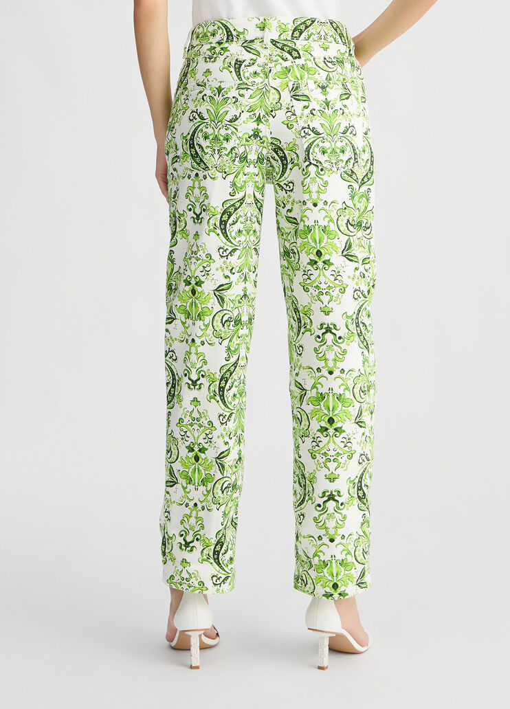 Baumwollhose mit Print Gr&uuml;n Liu Jo - large image number 1