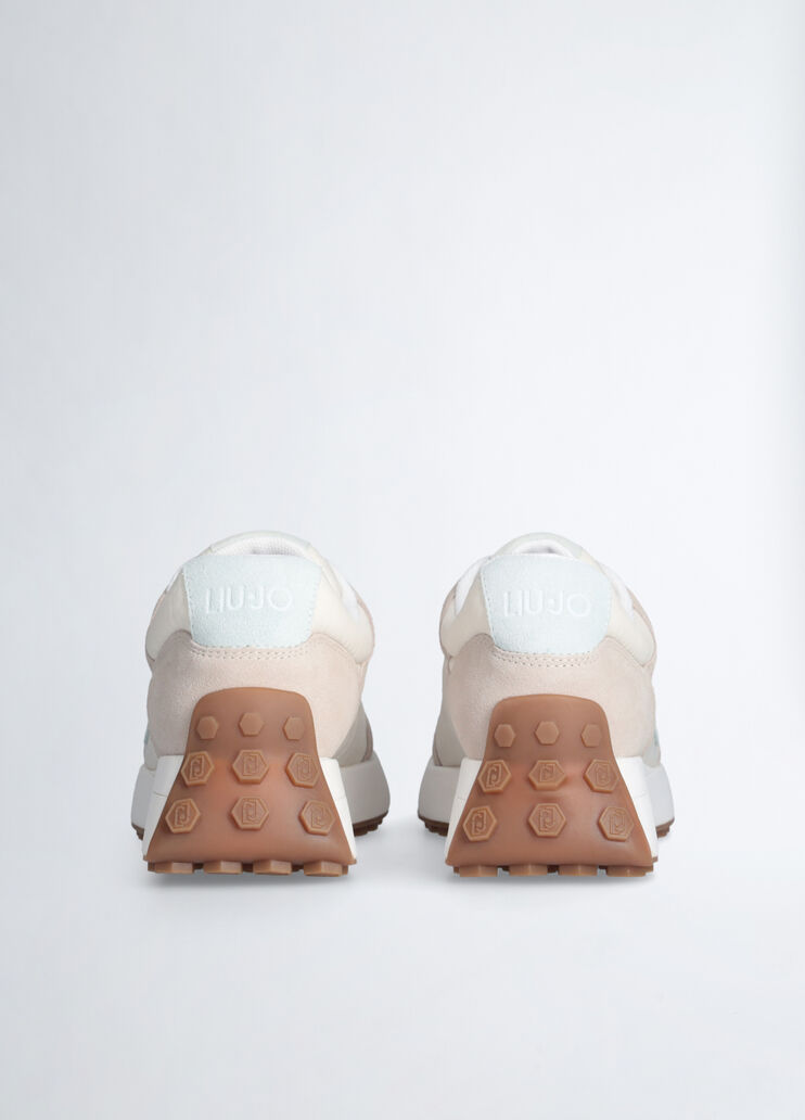 Beige sneakers with light blue logo beige/light blue Liu Jo - large image number 6 Beige sneakers with light blue logo beige/light blue Liu Jo - large image number 6