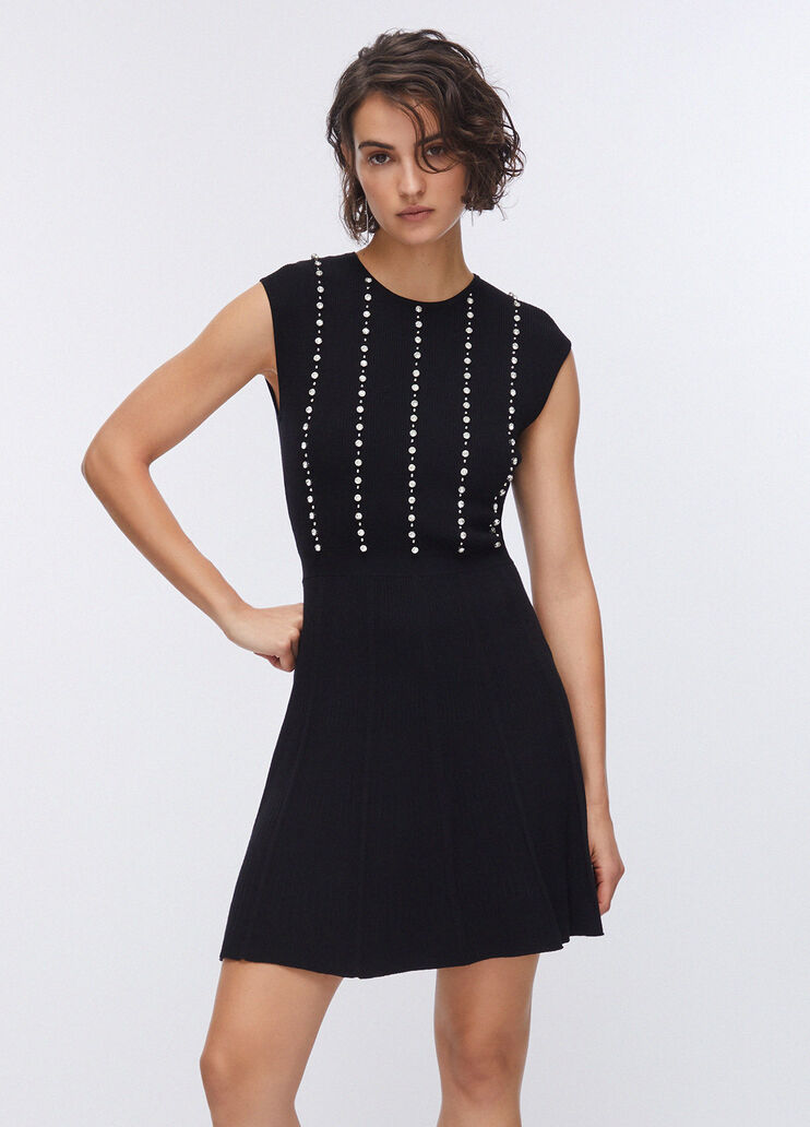 Abito corto in maglia nero Liu Jo - large image number 0
