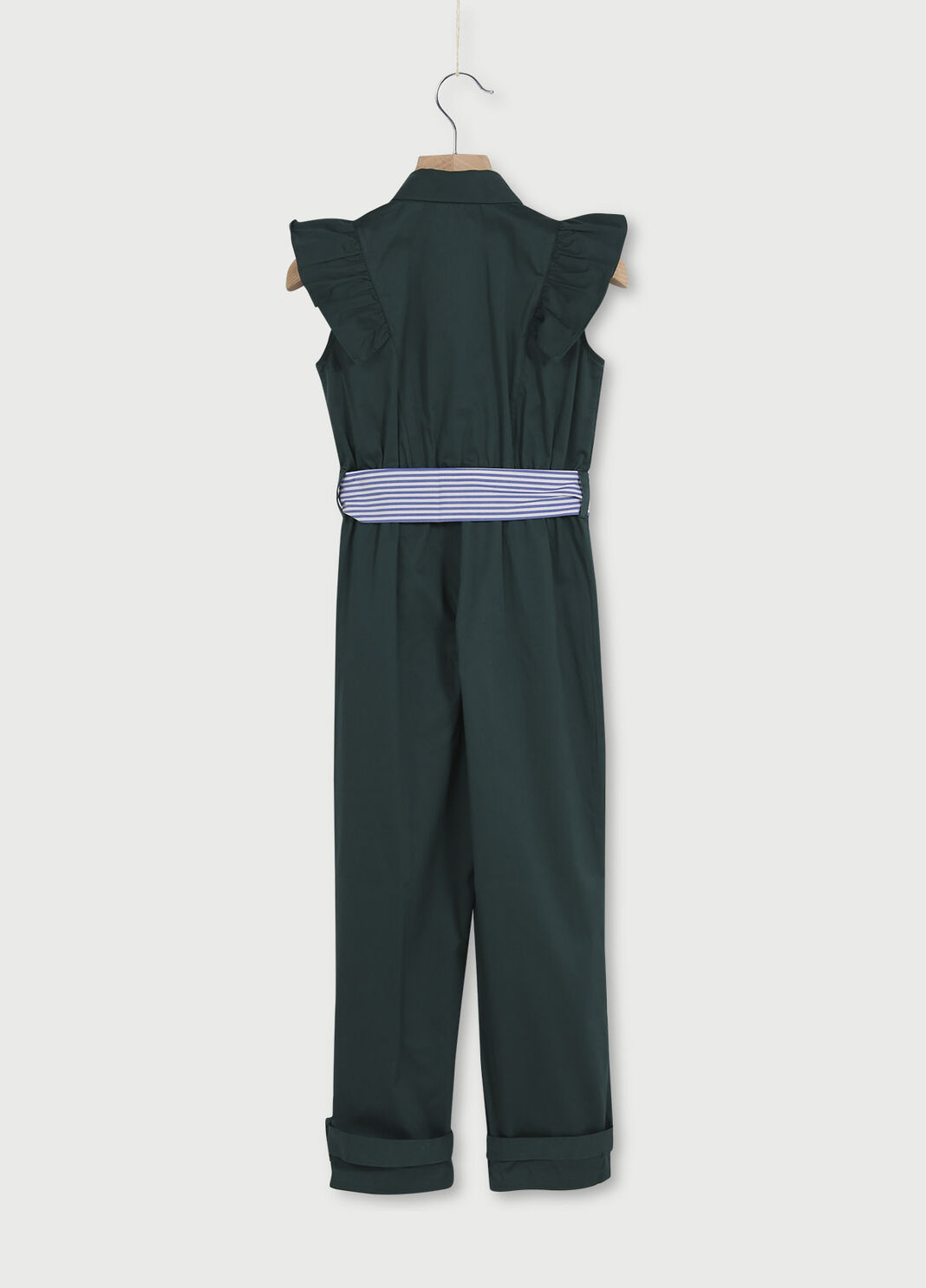 Tuta lunga con volants Verde Liu Jo - large image number 1