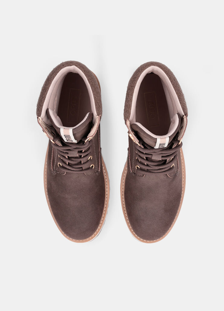 Stivaletti in pelle scamosciata marrone Liu Jo - large image number 4