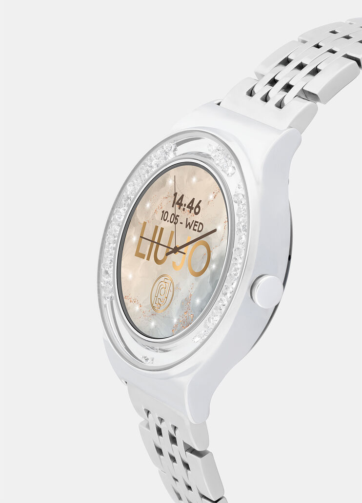 Smartwatch with steel strap silver Liu Jo - medium Smartwatch with steel strap silver Liu Jo - medium