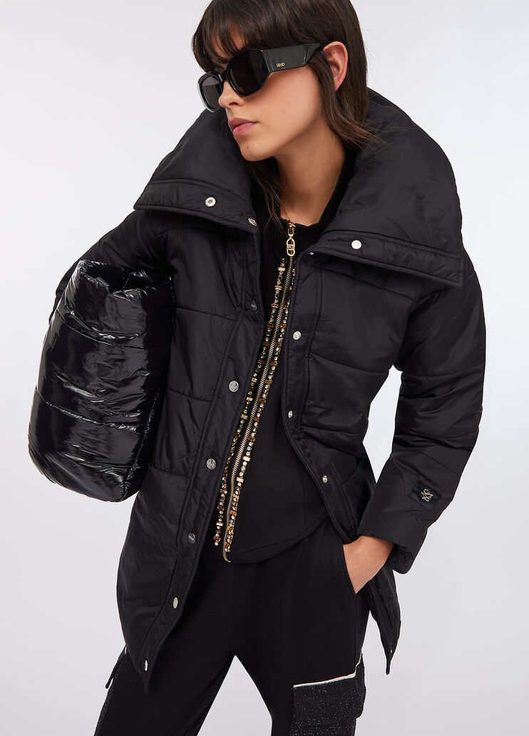 Blouson fourré noir Liu Jo - large image number 2