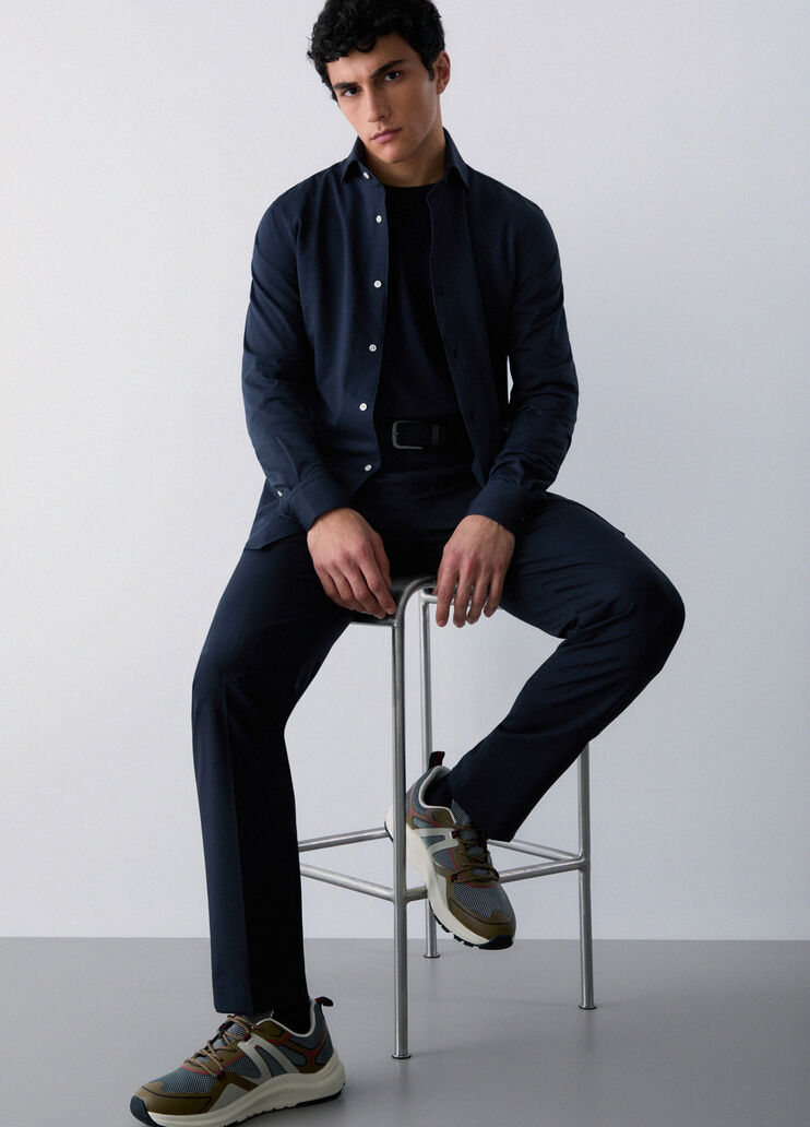 Hemd aus Popeline Dunkelblau Liu Jo - medium