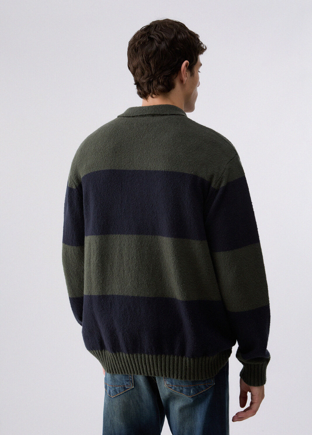 Striped Knit Polo green/blue Liu Jo - large image number 1