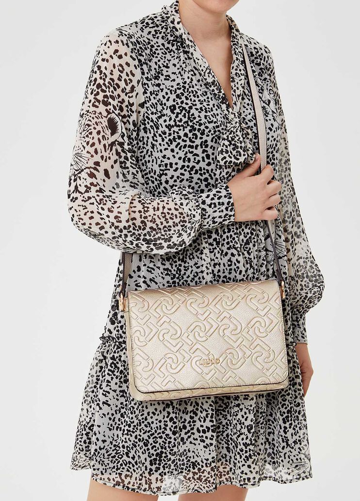 Bandolera con logotipo Dorado claro Liu Jo - large image number 1