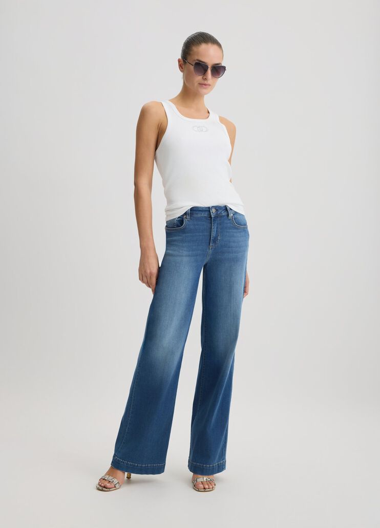 Flared jeans dark denim Liu Jo - medium Flared jeans dark denim Liu Jo - medium