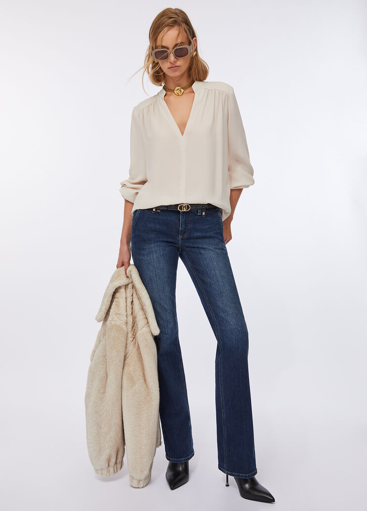 Liu Jo Better blouse ivory Liu Jo - large image number 5