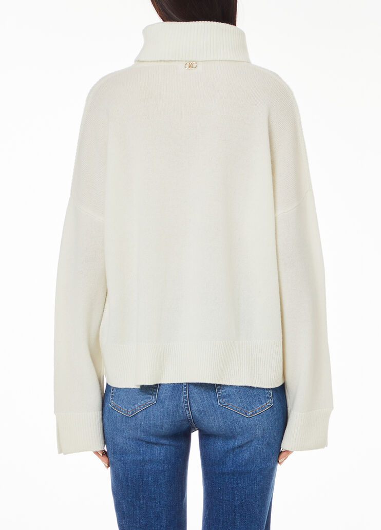 Wool polo-neck white Liu Jo - medium Wool polo-neck white Liu Jo - medium