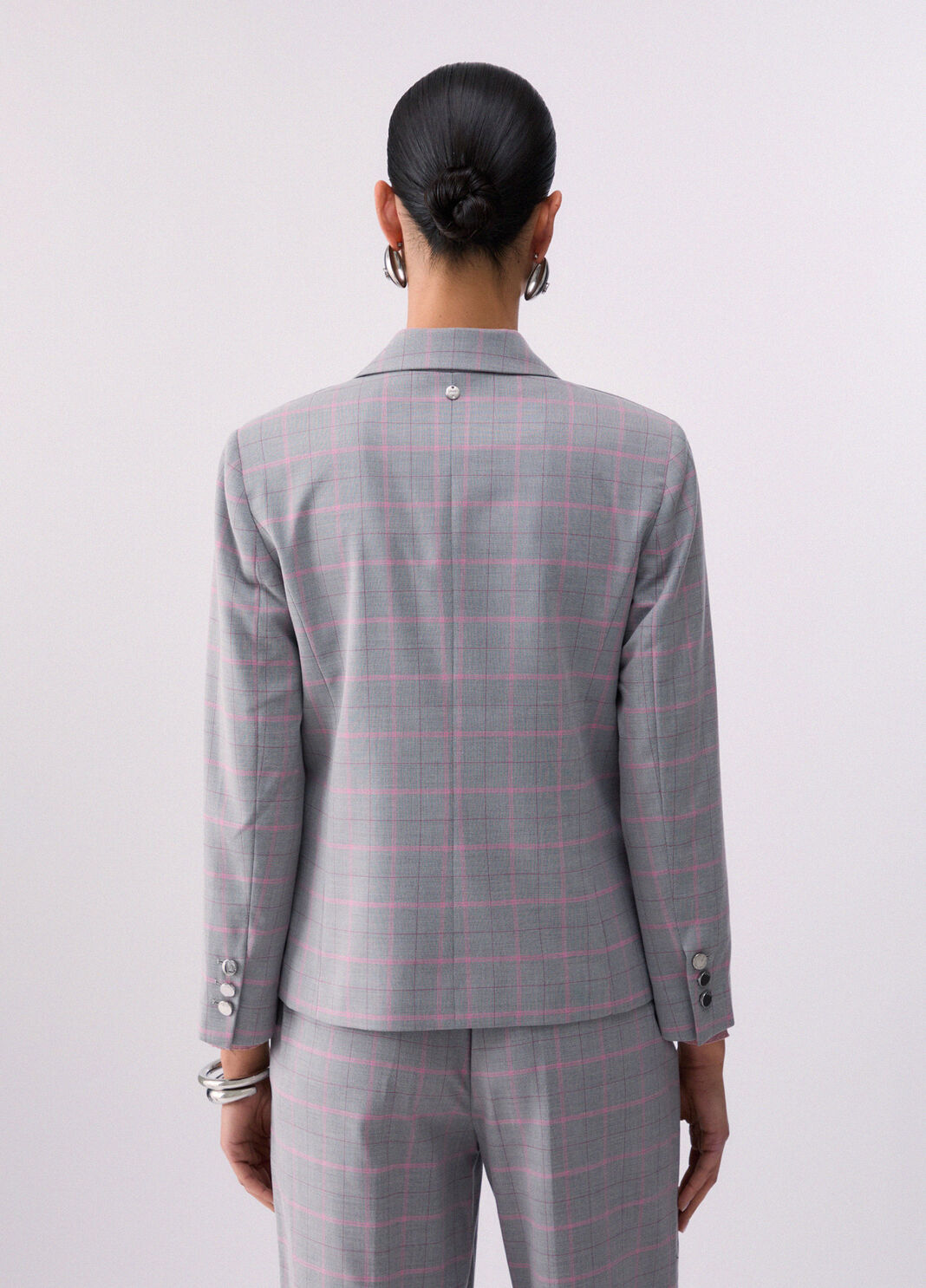 Blazer aus kariertem Stoff kariert Liu Jo - large image number 1