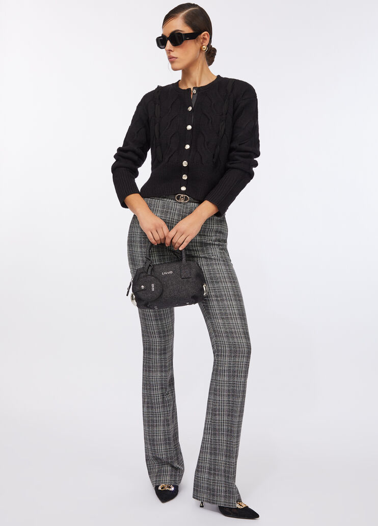 Flare-Hose im Glencheck-Muster Glencheck Liu Jo - medium Flare-Hose im Glencheck-Muster Glencheck Liu Jo - medium